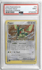 V1044: 2003: FLYGON-HOLO: 15/97: DRAGON-COSMOS: PSA 9: MINT: 87502302